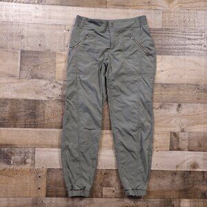 Athleta Trekkie Crop Jogger Women’s 6 Olive Green Utility Travel